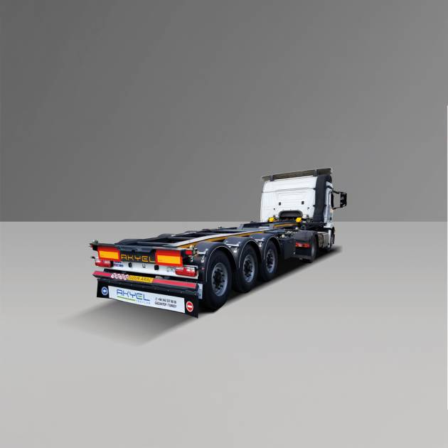 TELESKOPİK KONTEYNER TAŞIYICI TREYLER